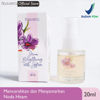Flosvera Serum Brightening Safron 20 ml Pemutih Wajah Untuk Wanita Pria Bunga Extract Mencerahkan Ni