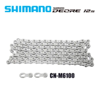 SHIMANO M6100 Chain DEORE SLX XT XTR 12 Speed Bicycle Chain Mountain Bike Bicycle 12s Current MTB Parts WITH QUICK LINK 118 link