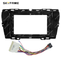 SKYFAME Car Frame Fascia Adapter Decoder Android Radio Audio Dash Fitting Panel Kit For Ssangyong Tivolan Tivoli Korando 4