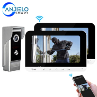 Wifi Video Door Entry Intercom For Apartment Wifi Video Phone Doorbell Home Security Protection Wifi Video Intercom For Home