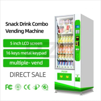 Logo Customized Small Vending Machine Smart Snacks And Drinks Combo Vending Machines Sale
