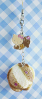 【震撼精品百貨】Hello Kitty 凱蒂貓~手機吊飾-巧克力牛奶球