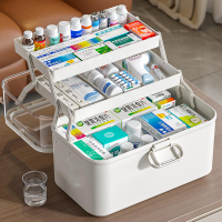 藥箱收納盒大容量家用醫藥箱家庭版手提箱學生宿舍美術工具收納箱