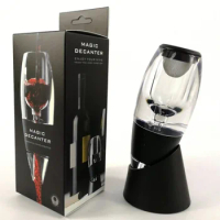 20pcs Portable Wine Magic Decanter Classical Wine Aerator Bag Hopper and Filter with Gift Box Packing WB148