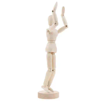 Polished Male Ornaments Sketch Draw Movable Limbs Art Models Artist Action Toy Figures Figure Model Wooden Toy Mannequin