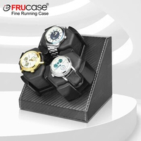 FRUCASE PU Watch Winder for automatic watches automatic winder 3 watches