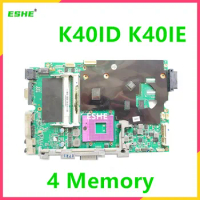 14 Inch For ASUS K40IE K40ID Laptop Motherboard 4 Memory 100% Fully Test