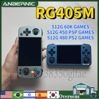ANBERNIC RG405M RG353M Handheld Game Console 4 Inch IPS Touch Screen T618 Android12 PSP Games Support-Google Portable PS2 3DS