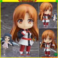 100% Original: Sword Art Online Asuna Yuuki &amp; Yui Q version figma PVC Action Figure Anime Figure Model Toys Figure Doll Gift