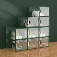 鞋盒收納 鞋子收納櫃神器鞋盒收納盒透明多層鞋櫃網紅鞋盒加厚塑料家用