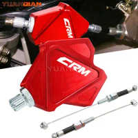 FOR HONDA CRM250R AR CRM 50 80 250R 125 CRM50 CRM80 Motorcycle CNC Aluminum Stunt Clutch Lever Easy Pull Cable System dirt bike