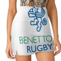 Benetton rugby logo Light proof trouser skirt Women skirts japanese style
