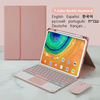 Magnetic Keyboard Case for Xiaomi Redmi Pad SE 2023 Funda with Pencil Holder Case For Redmi Pad SE 11 Touchpad Backlit Keyboard