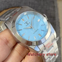 36mm/39mm Tandorio Vintage Ice Blue dial Japan NH35A Automatic Fixed Bezel Men's Watch 20ATM sapphire glass