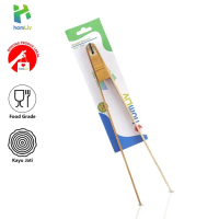 Berkualitas Capitan Kayu Jati Penjepit Makanan Tetsu Wooden Tongs Foodgrade homLiv