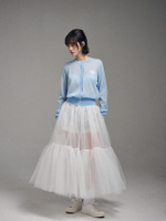 Maxi Skirt Tulle White