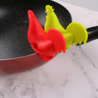 HEYI Home Pot Clip Creative Cock Clip Kitchen Baking Clip Bird Shape Silicone Pot Clip Kitchen Spill Proof Clip JYZ