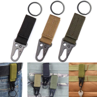 Keychain Key Ring Carabiner Snap Hook for Keys Holder Multifunction Tactical Multitool Tool Belt Clip Mountaineering Equipment