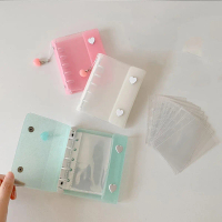 Transparent M5 Mini Sticker Book (10 Replacement Packs), Cute Binder, Colorful Folder, Hair Accessor