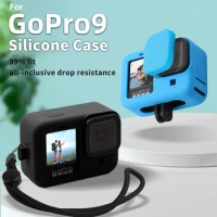 Go Pro Accessories Action Camera Case Protective Silicone Case silicon Skin for GoPro Hero 9/10 Black Hero 9 Camera Mount
