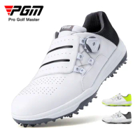 PGM golf shoes men's golf leather waterproof shoes rotating laces anti-skid shoes sneakers