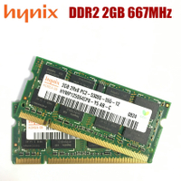 Hynix Chipset DDR2 2GB 2Rx8 PC2-5300S Laptoop RAM 2G DDR2 667MHz PC2 5300S โน้ตบุ๊คแล็ปท็อปหน่วยความจำ