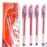 Bolpoin Gel 0.5mm β Set 3 Warna Merah