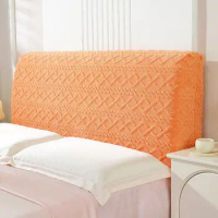 2023 New Thickened Headboard Cover Universal Universal Solid Wood Headboard Soft Pack Bed Backrest Cover Dustproof