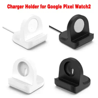 Silicone Charge For Google Pixel Watch 2 Holder Hand Free Cable Hole Charging Support Charger Bracket For Pixel Watch Dock S7K2