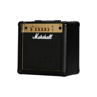 【Marshall】MG15G 電吉他音箱／15瓦輸出功率／經典金色面板／MG15 Gold／(原廠公司貨 品質保證)