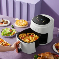 8L Smart Air Fryer 6 In 1 Black 1400w Healthy Oven Non-stick Multifunction Digital Touch Air Fryer