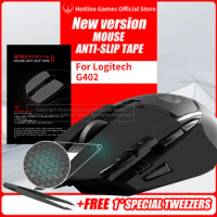 Hotline Games Mouse Anti-Slip Tape for Logitech G402 Mouse Sweat Resistant Pads Mouse Side Anti-Slip Stickers Mouse Skates