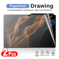 2Pcs Writing Film For Samsung Galaxy Tab S8 S9 Ultra S7 Plus FE S6 Lite 2024 Drawing Screen Protector S8Ultra S9Ultra S8+ S9+