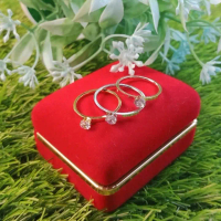 Cincin Wanita Model Desi Perhiasan Emas Putih - Rings