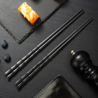 10 Pairs of Chopsticks Fiberglass Food Grade Safe Food Sticks Dishwasher Safe High Temperature Resistant Chinese Chopsticks