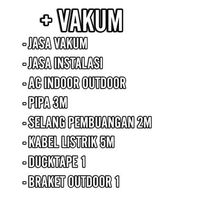 AC MIDEA 1/2 PK AC MIDEA MSF-05CRN8 1/2 PK AC MIDEA 1/2PK 05CRN8 0,5 PK + PASANG+VAKUM