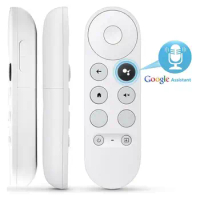Remote Control For Google GOOGLE CHROME CAST GOOGLE TV Chromecast 4K Snow Controller Replacement Blue Tooth IR Remote