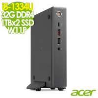 Acer 宏碁 Revo Box RB610 商用迷你電腦 (i5-1334U/32G/1TB SSD+1TB SSD/W11P)