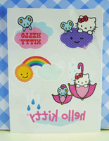 【震撼精品百貨】Hello Kitty 凱蒂貓~KITTY貼紙-紋身貼紙-雨傘