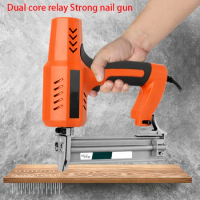 Electric steel nail gun 2*2000W Cement trunking nail gun F30 straight nail row nail gun Air nail gun Woodworking tool