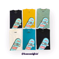 Two Second TS04 - T-shirt Oversize | Kaos Pria Wanita Lengan Pendek | Katun Combed Nyaman Unisex