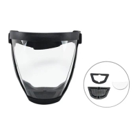 Transparent Security protection Full Face Shield Kitchen Anti-splash Face Shield Anti-fog Safety Glasses Face Mask With Filters