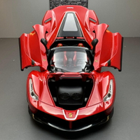 Ferrari Rafa拉法敞篷 跑車模型車 1:22合金車模 回力發聲光遙控車 電池車音樂 模型擺件 遙控車節日禮物