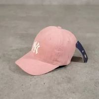 Topi MLB NY WHITE PINK SUEDE CAP 100% ORIGINAL - OS ADJUST