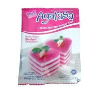 Agar agar rasa strawberry stroberi manis isi 12 pcs AGARASA (2 BOX)