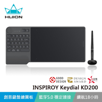 HUION INSPIROY Keydial KD200 藍芽繪圖板