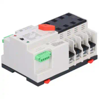 wifi circuit breaker circuit breaker Automatic Transfer Switch 2‑Power Uninterruptible 4P 100A PC Isolation Type ATS 400V AC