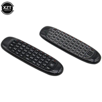 Flying Mouse Keyboard Wireless Backlight C120 2.4G RF Remote Control for Android Smart TV Box Double-Sided Remote Control