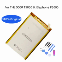 New 100% Original Backup Elephone P5000 Battery 5000mAh For Elephone P5000 T5000 THL 5000 Smart Mobile Phone Bateria + Tools