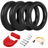 Inflatable Inner Tube Outer Tire Wheel Set with Mudguard Spacer Kickstand Spacer Replacement for Xiaomi M365 Electric Scooter